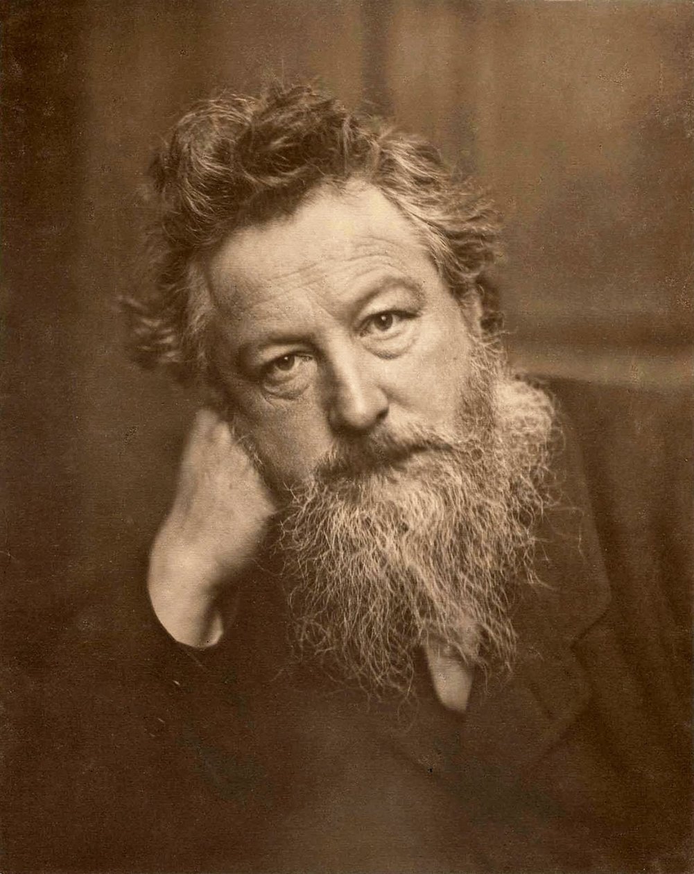 William Morris, 1887 (sépiová fotografie) od Frederick Hollyer