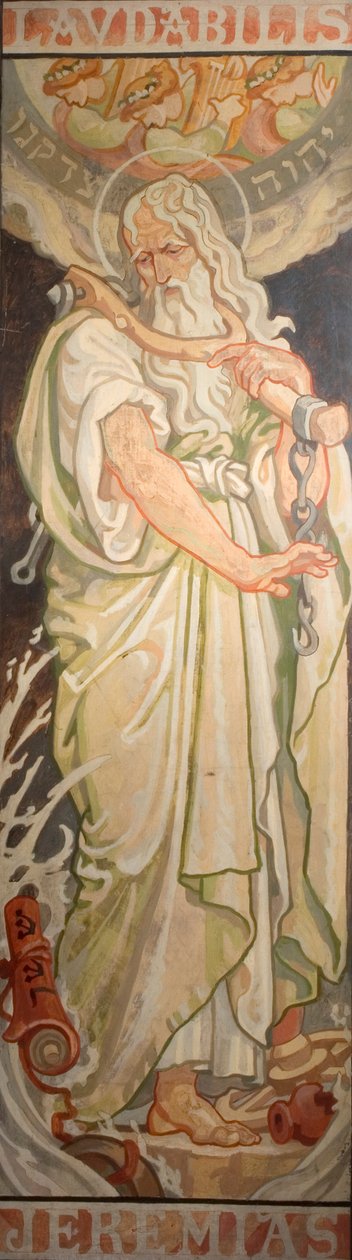 Proroci ze Starého zákona: Jeremiáš, kolem roku 1910 od Frederick James Sheilds