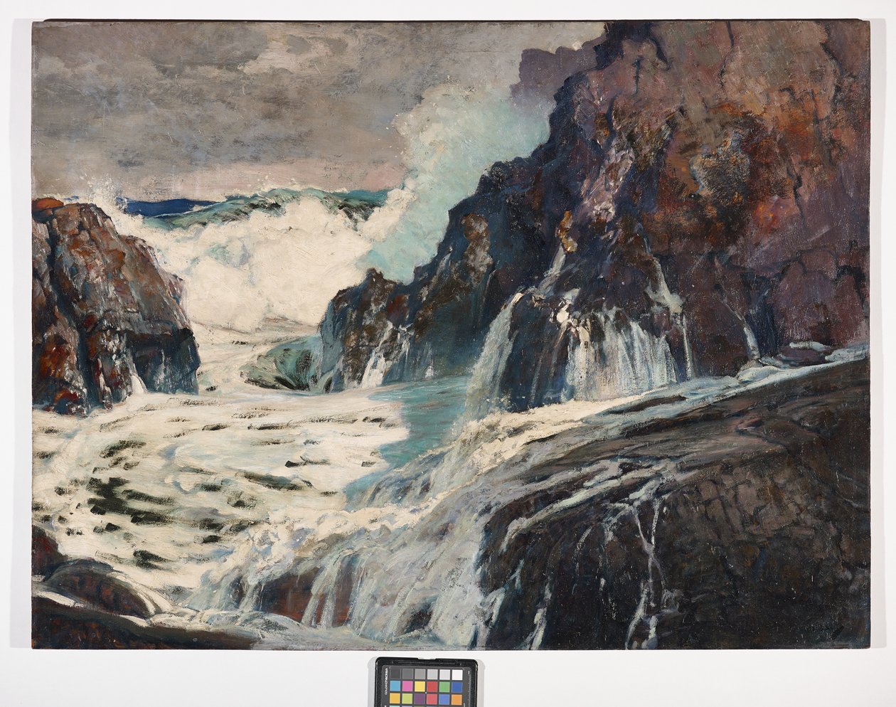 Po bouři, asi 1925 (olej na překližce) od Frederick Judd Waugh