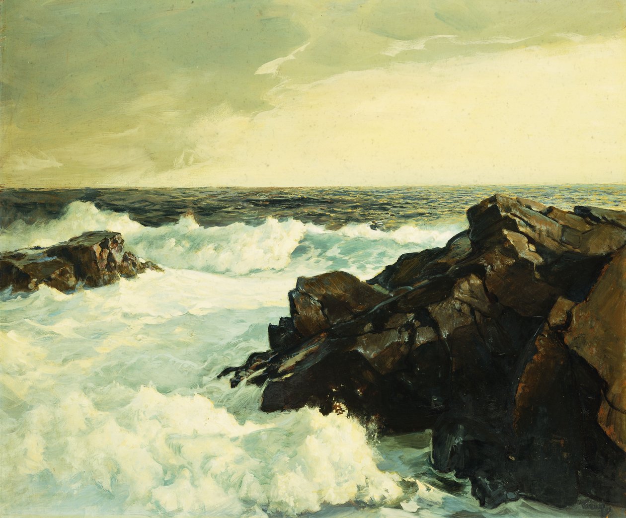 příliv od Frederick Judd Waugh