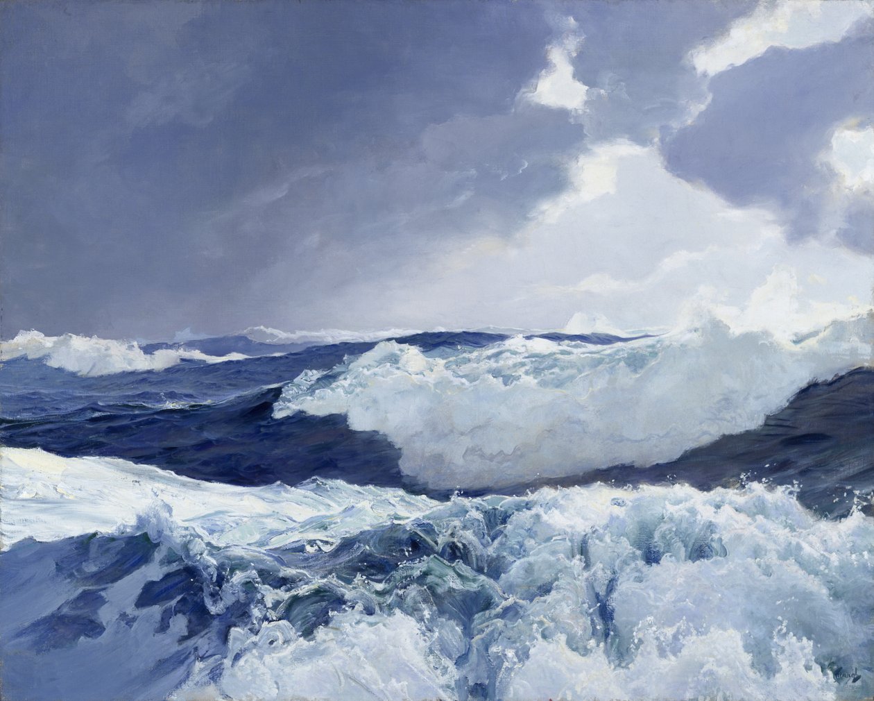 Střední oceán od Frederick Judd Waugh