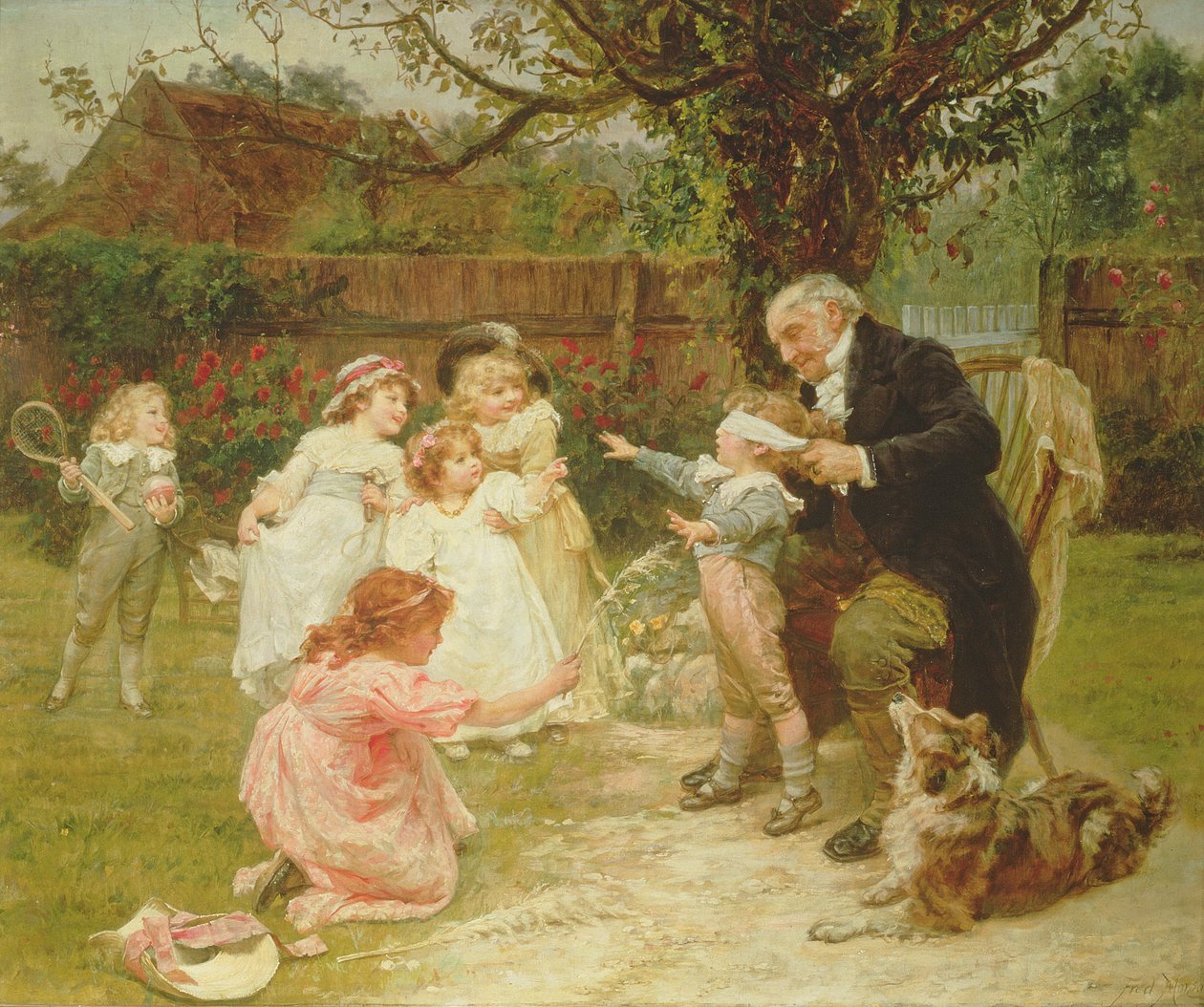 Hra na slepou bábu od Frederick Morgan