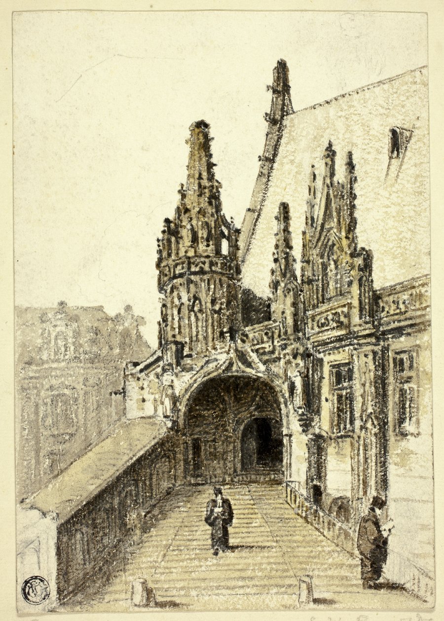 Justiční palác, Rouen od Frederick Nash