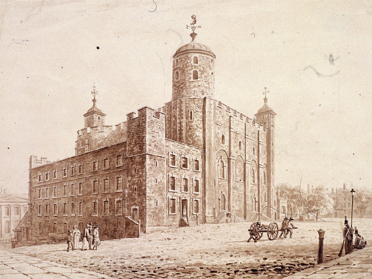 Tower of London, Londýn, c1820 od Frederick Nash