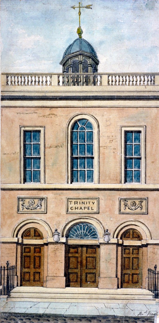 Trinity Chapel, Conduit Street, Westminster, Londýn, 1801. od Frederick Nash