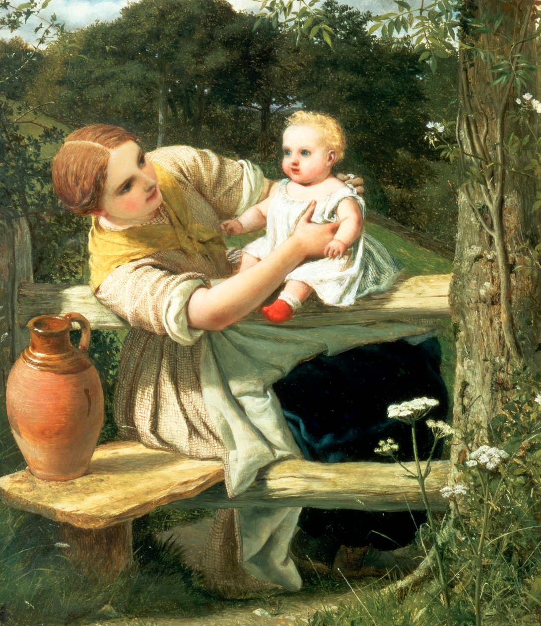 Na cestě k prameni, c1862 od Frederick Richard Pickersgill