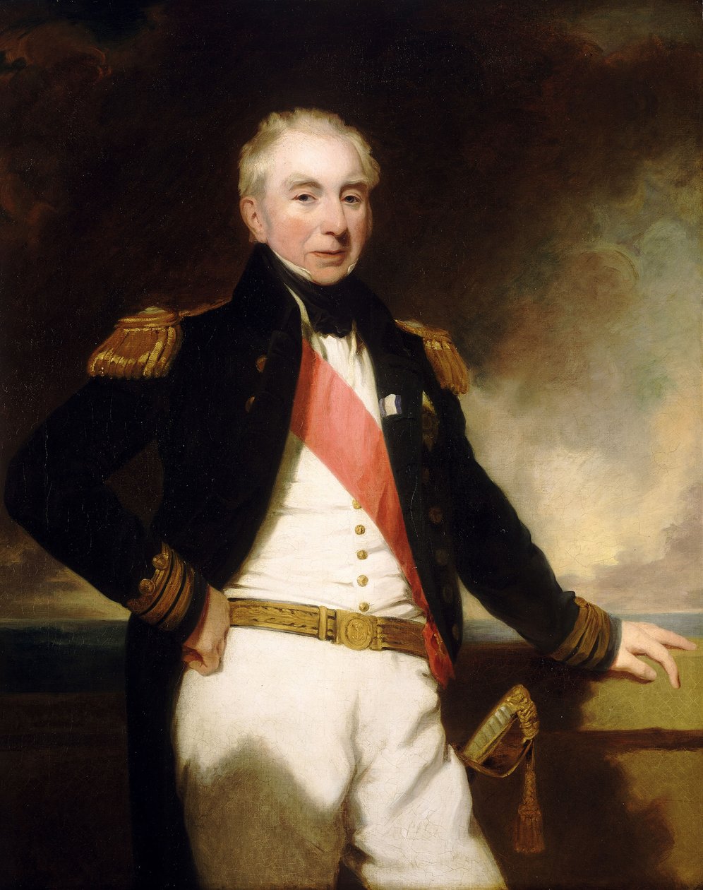 Admirál sir Robert Stopford (1768-1847), počátek až polovina 19. století (olej na plátně) od Frederick Richard Say