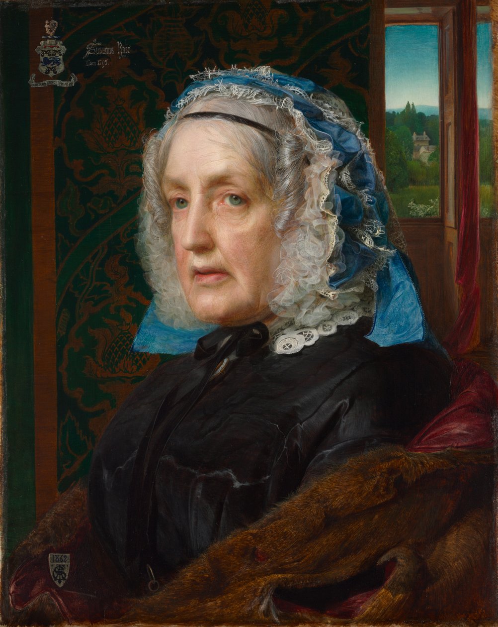 Portrét Susanny Rose od Frederick Sandys