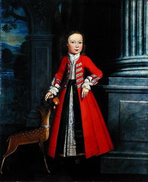 Thomas Lodge (nar. asi 1735) 1745 (olej na plátně) od Frederick Tellschaw