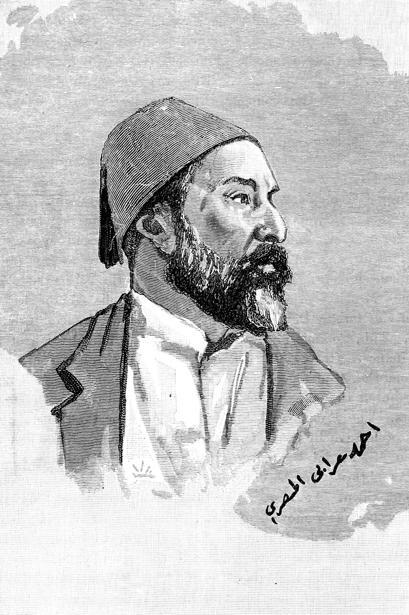 Ahmed Orabi Pasha, egyptský generál a rebel, 1900. od Frederick Villiers