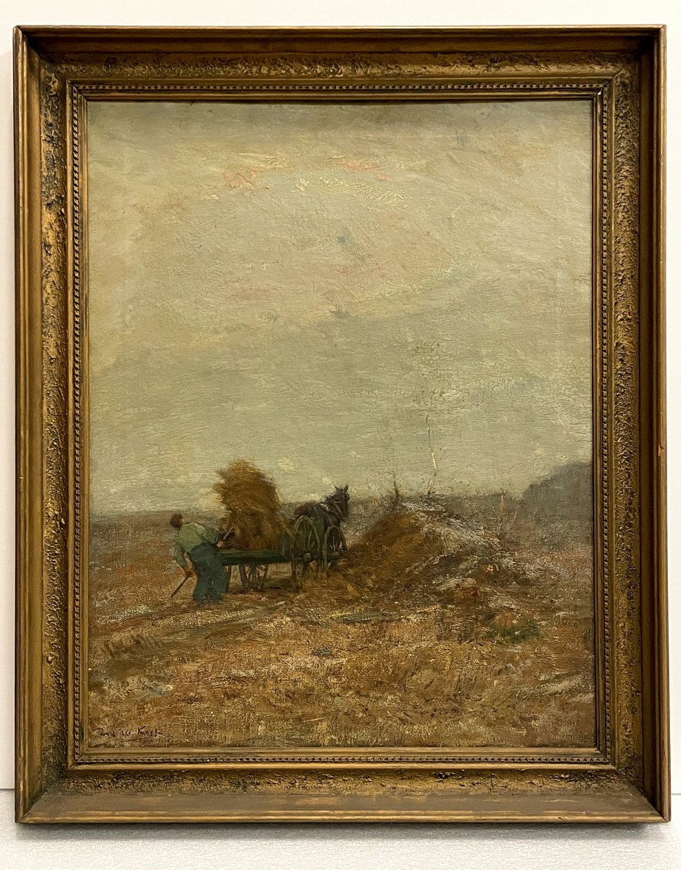 Mrazivé ráno (olej na plátně) od Frederick W. Kost