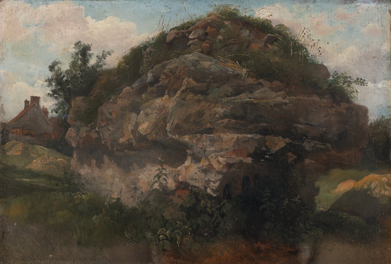 Skalnatý svah od Frederick W. Watts
