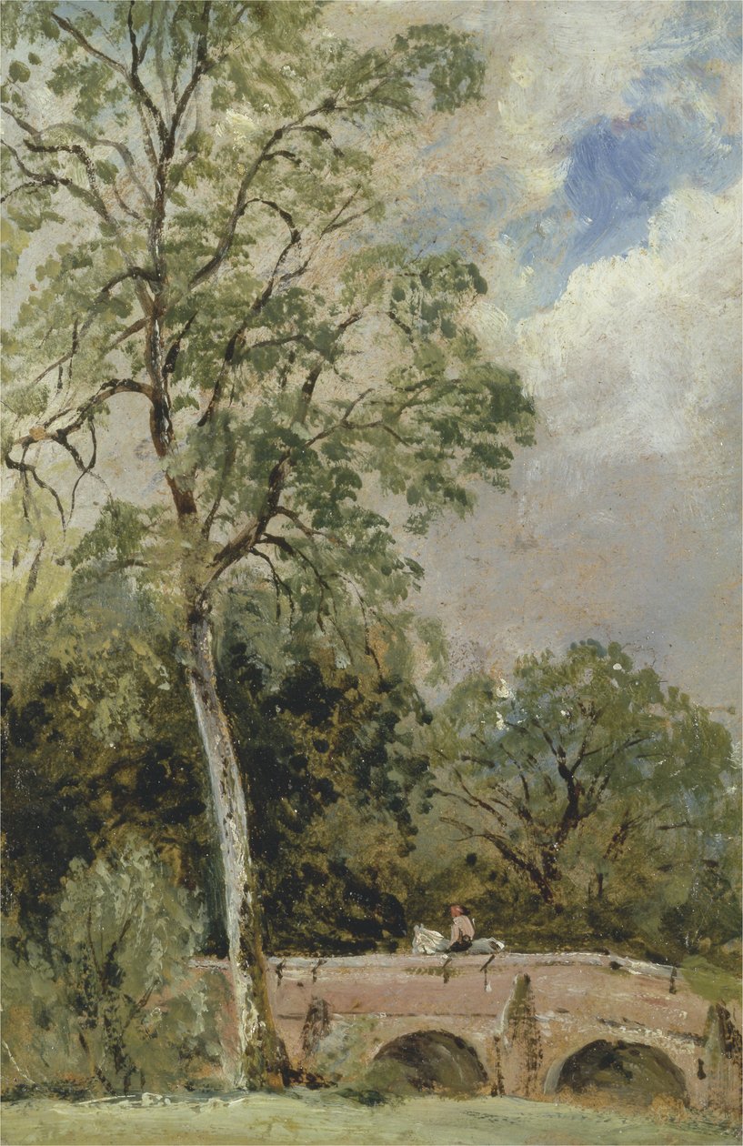 V South Mickleham, 1829 (olej na mlýnské desce) od Frederick Waters Watts