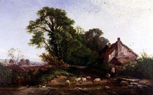 Poblíž Dedhamu, Essex od Frederick Waters Watts