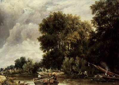 Říční krajina od Frederick Waters Watts