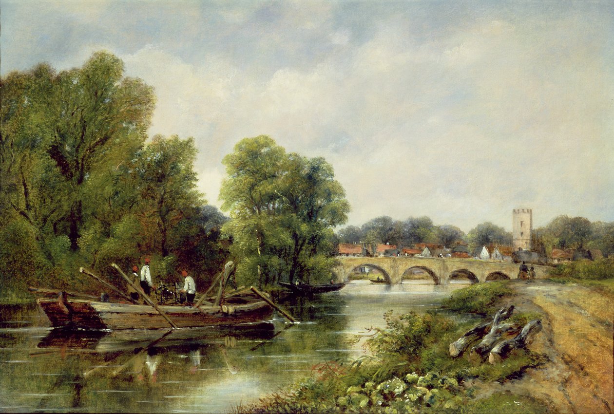 Most v Henley-on-Thames od Frederick Waters Watts