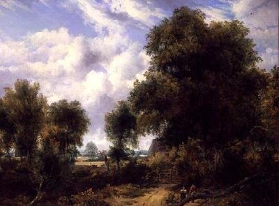 Zalesněná krajina od Frederick Waters Watts