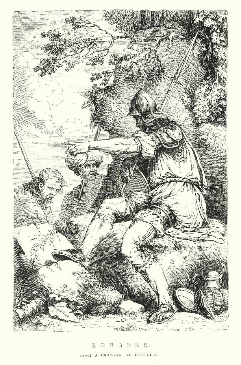 Lupiči (rytina) od Frederick William Fairholt