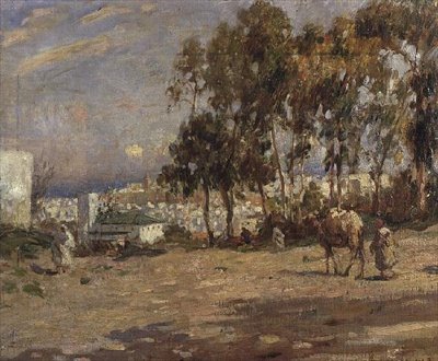 Blížící se k městu od Frederick William Jackson