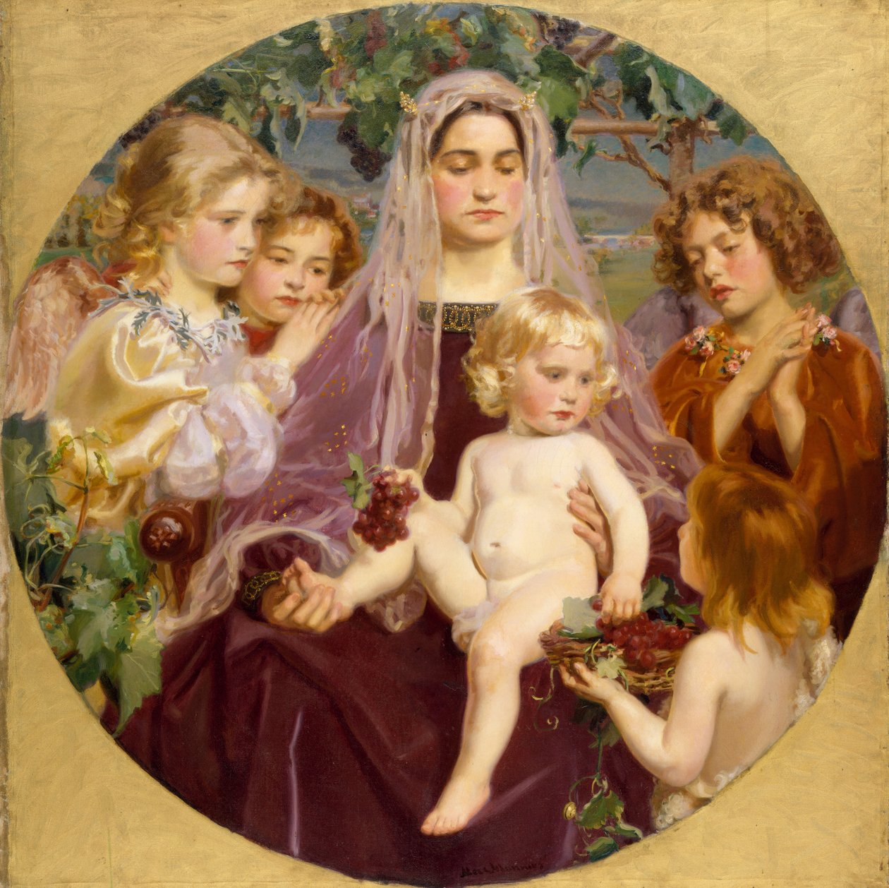 Madonna z Giverny, 1901 od Frederick William MacMonnies