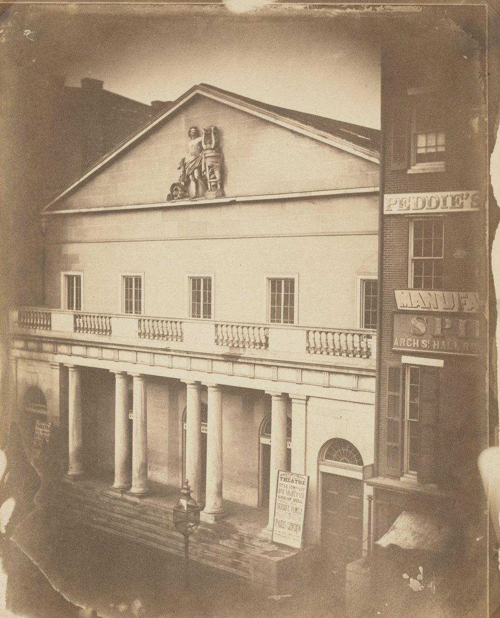 Arch St. Theatre, Arch at 6th St., Philadelphia,c. 1859 (foto) od Frederick de Bourg Richards