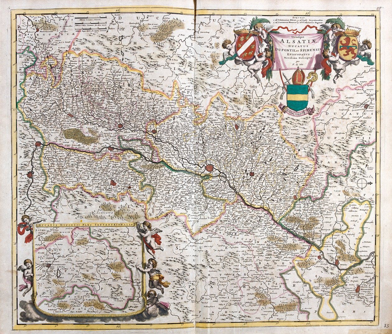 Alsasko, Francie od Frederick de Wit
