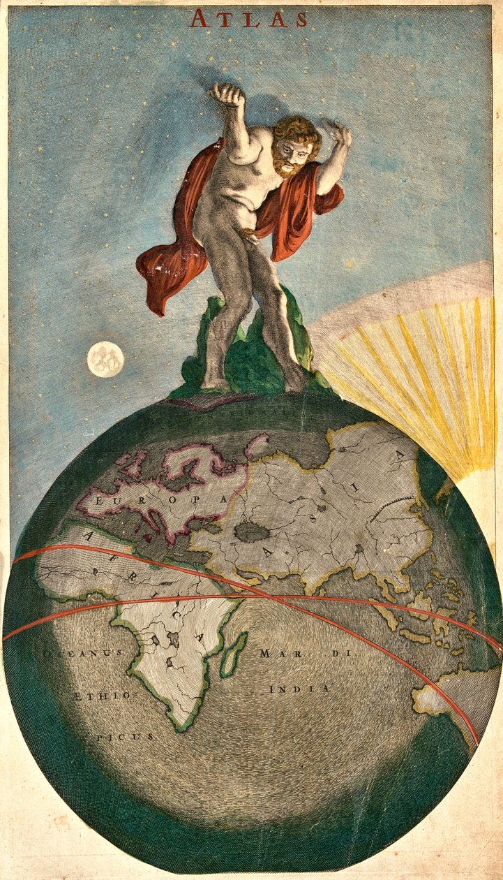 Atlas by Frederik De Wit od Frederick de Wit