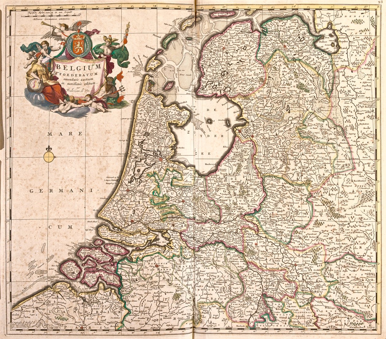 Belgie a Holandsko od Frederick de Wit
