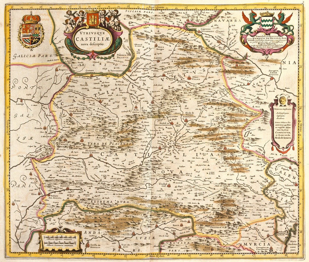 Kastilie, Španělsko od Frederick de Wit