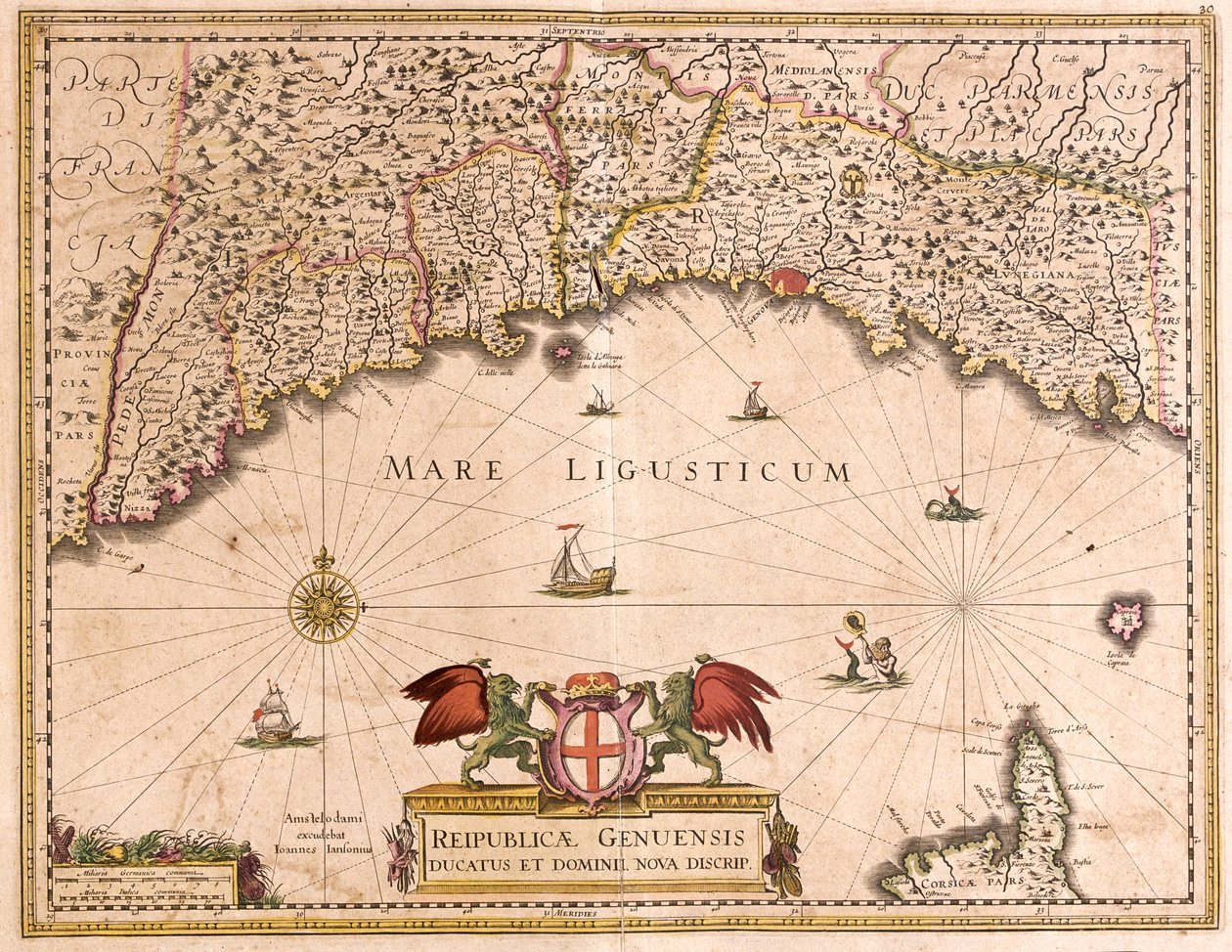 Ligurie, Itálie od Frederick de Wit