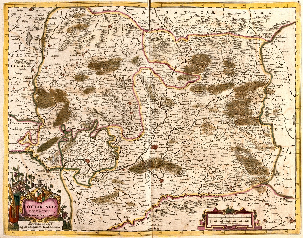 Lotrinsko, Francie od Frederick de Wit