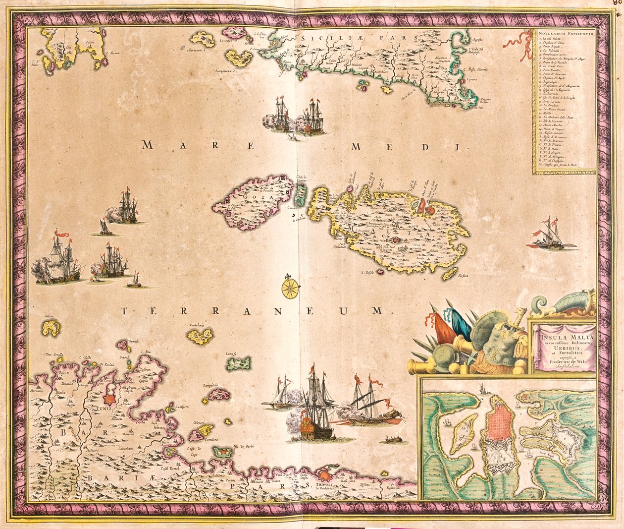 Malta od Frederick de Wit