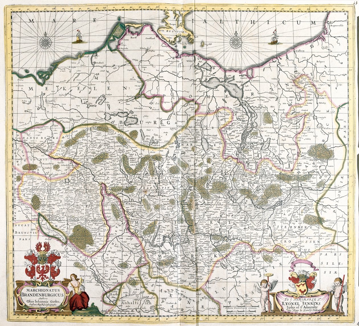 Meklenbursko-Přední Pomořansko, Berlín, Brandeburg, Německo od Frederick de Wit