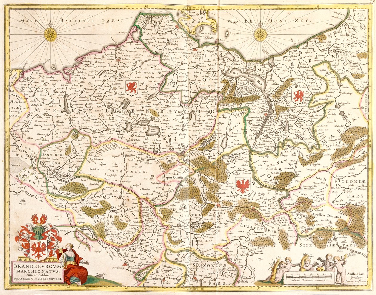 Meklenbursko-Přední Pomořansko, Berlín, Brandeburg, Německo od Frederick de Wit