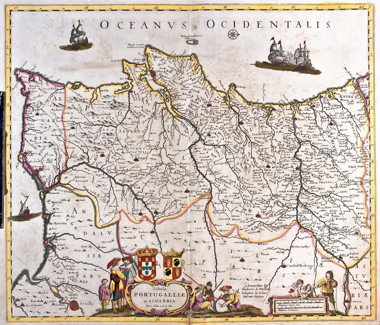 Portugalsko od Frederick de Wit