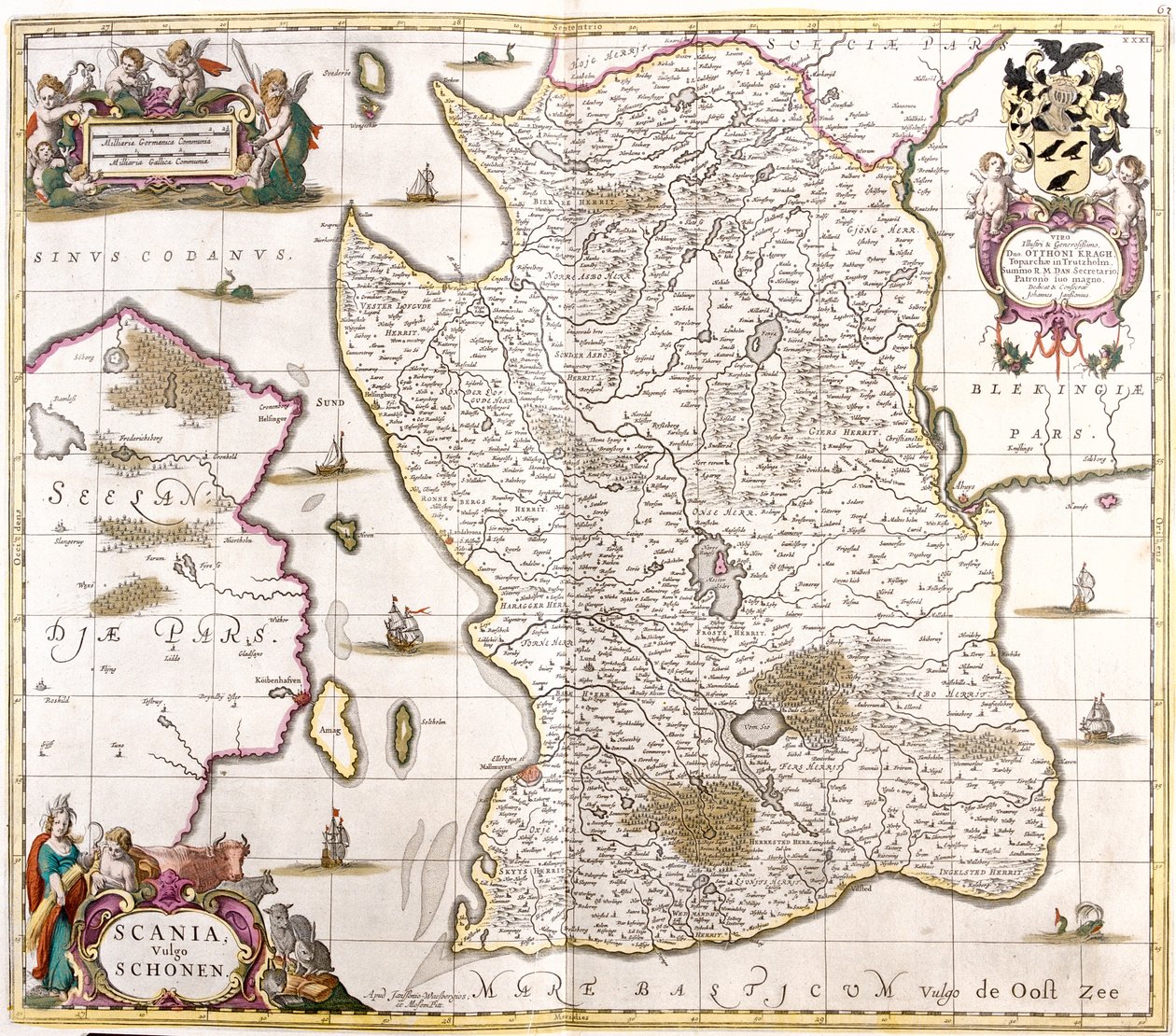 Scania, Švédsko od Frederick de Wit