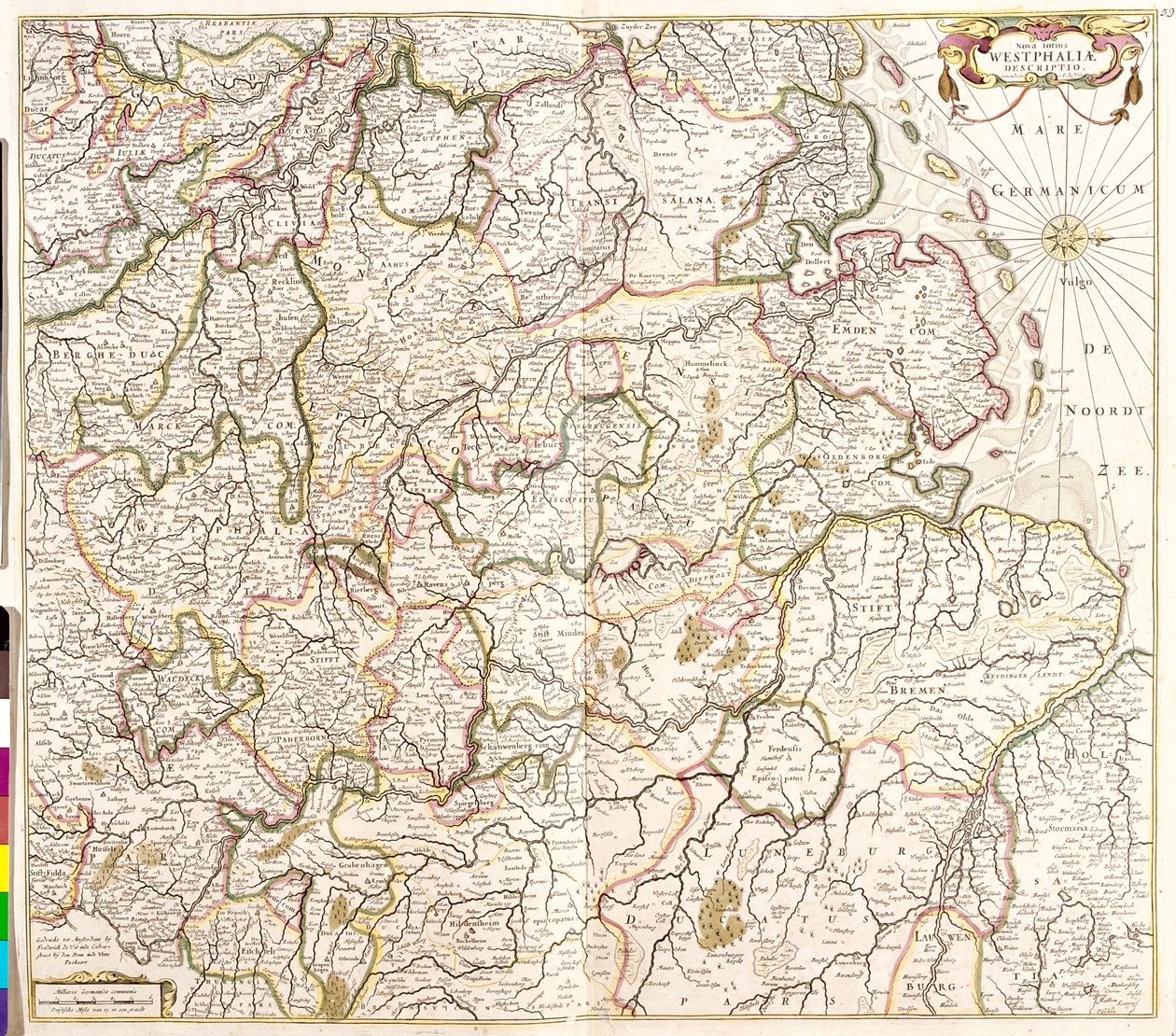 Šlesvicko-Holštýnsko, Dolní Sasko, Severní Porýní-Vestfálsko, Německo od Frederick de Wit