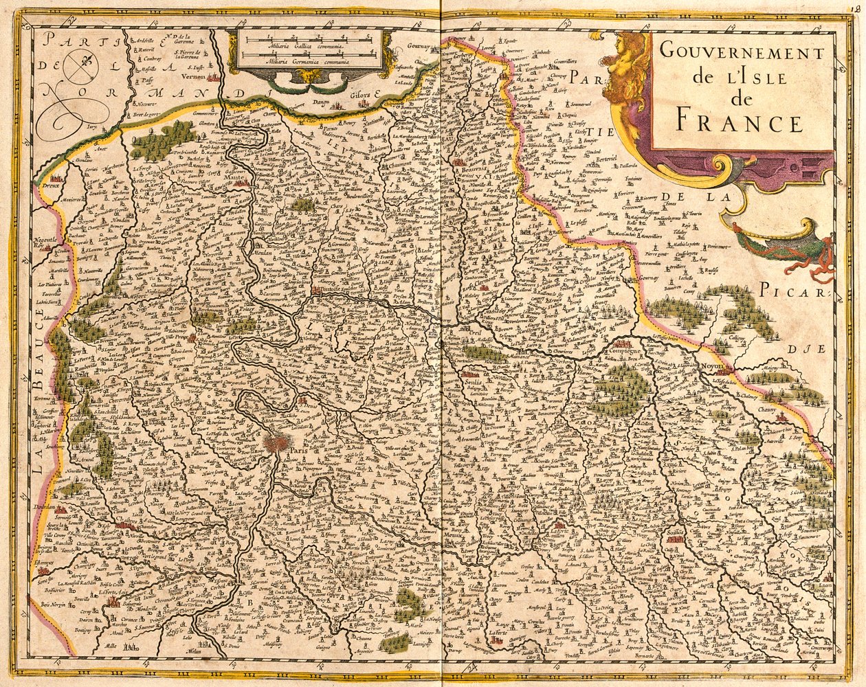 Île-de-France, Francie od Frederick de Wit
