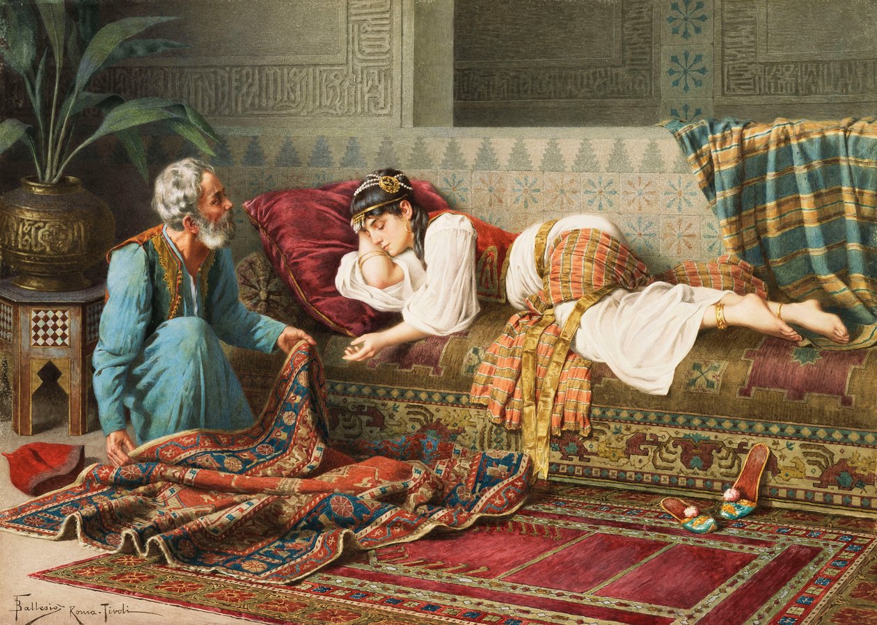 Prodejce koberců, od Frederico Ballesio