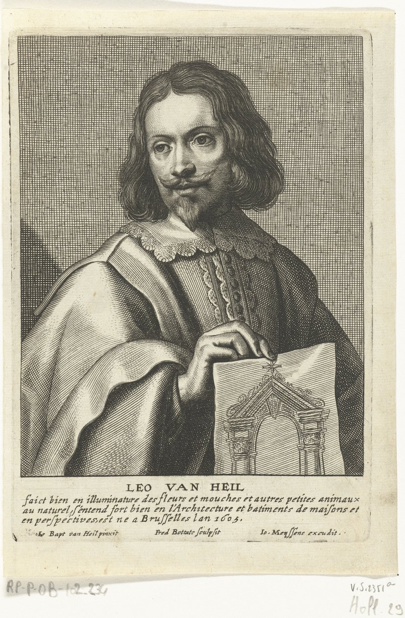 Portrét Leo van Heila od Frederik Bouttats the Elder