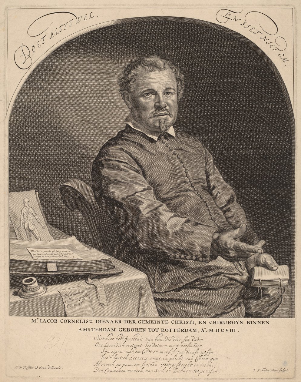 Jacob Cornelius od Frederik Hendrik van den Hove after Cornelis Visscher