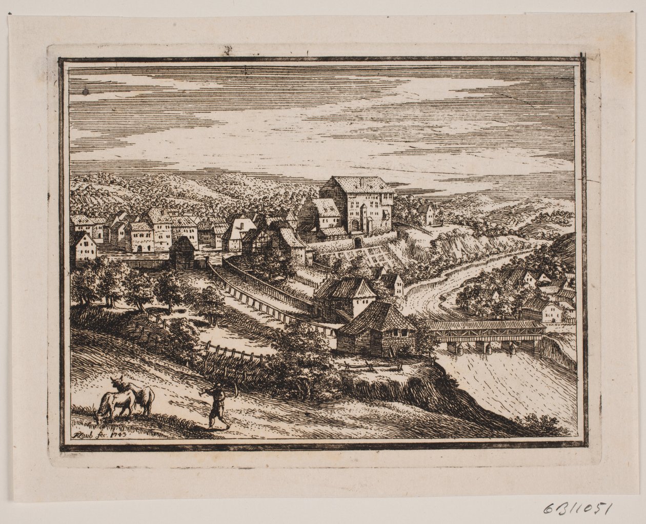 Vyhlídka na město od Frederik Laub