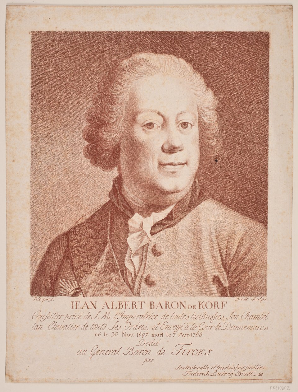 Rus poslal barona Korfa od Frederik Ludvig  Bradt