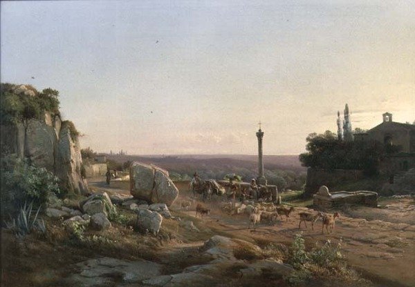 Nedaleko studny, Tivoli, nedaleko Říma od Frederik Rohde