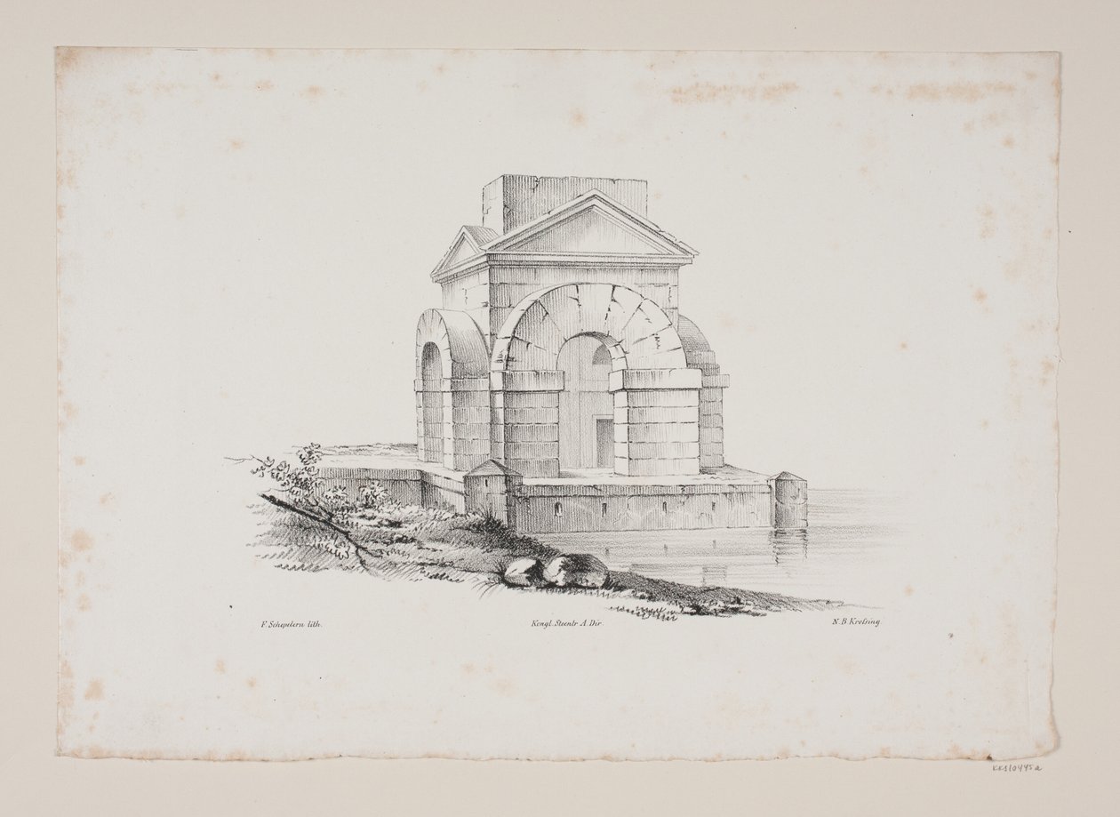 Architektonický motiv od Frederik Schepelern