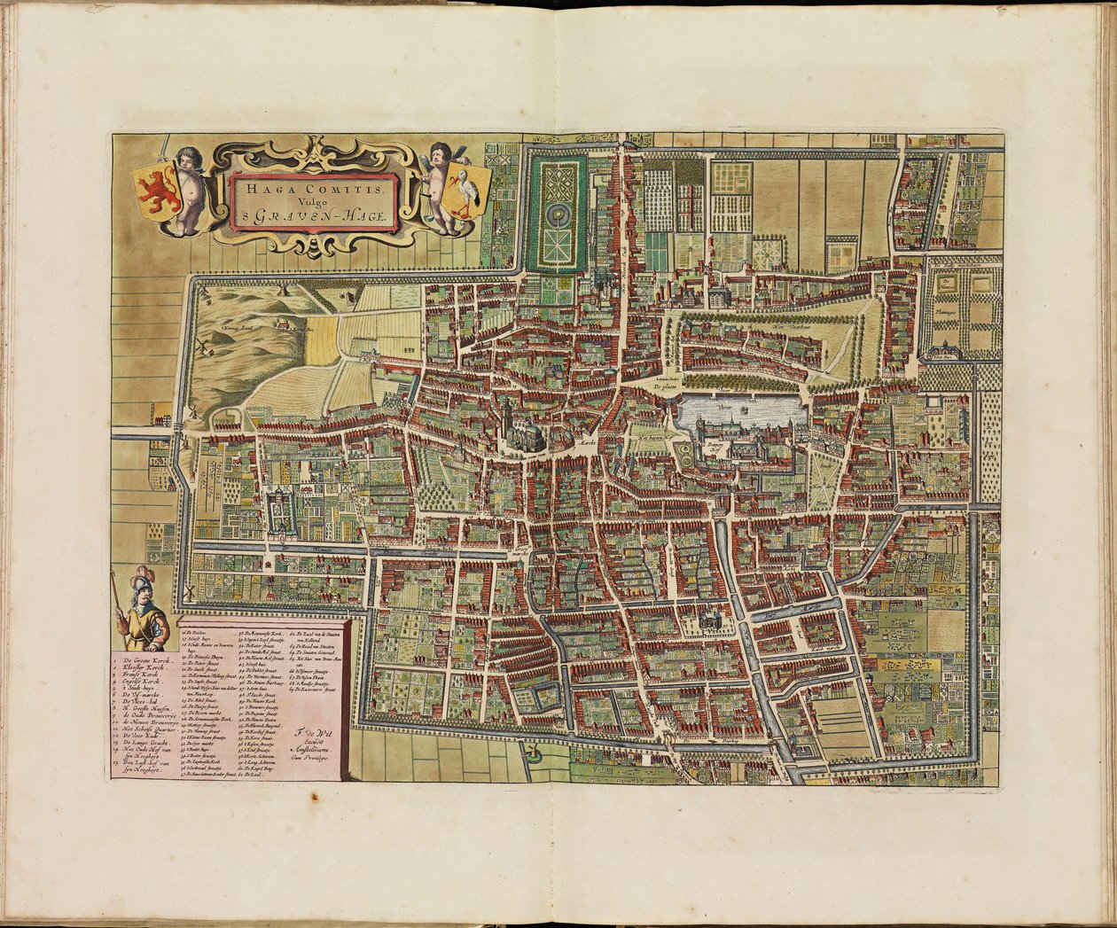 Theatrum ichnographicum omnium urbium et præcipuorum oppidorum Belgicarum XVII Provinciarum peraccurate delineatarum. od Frederik de Wit