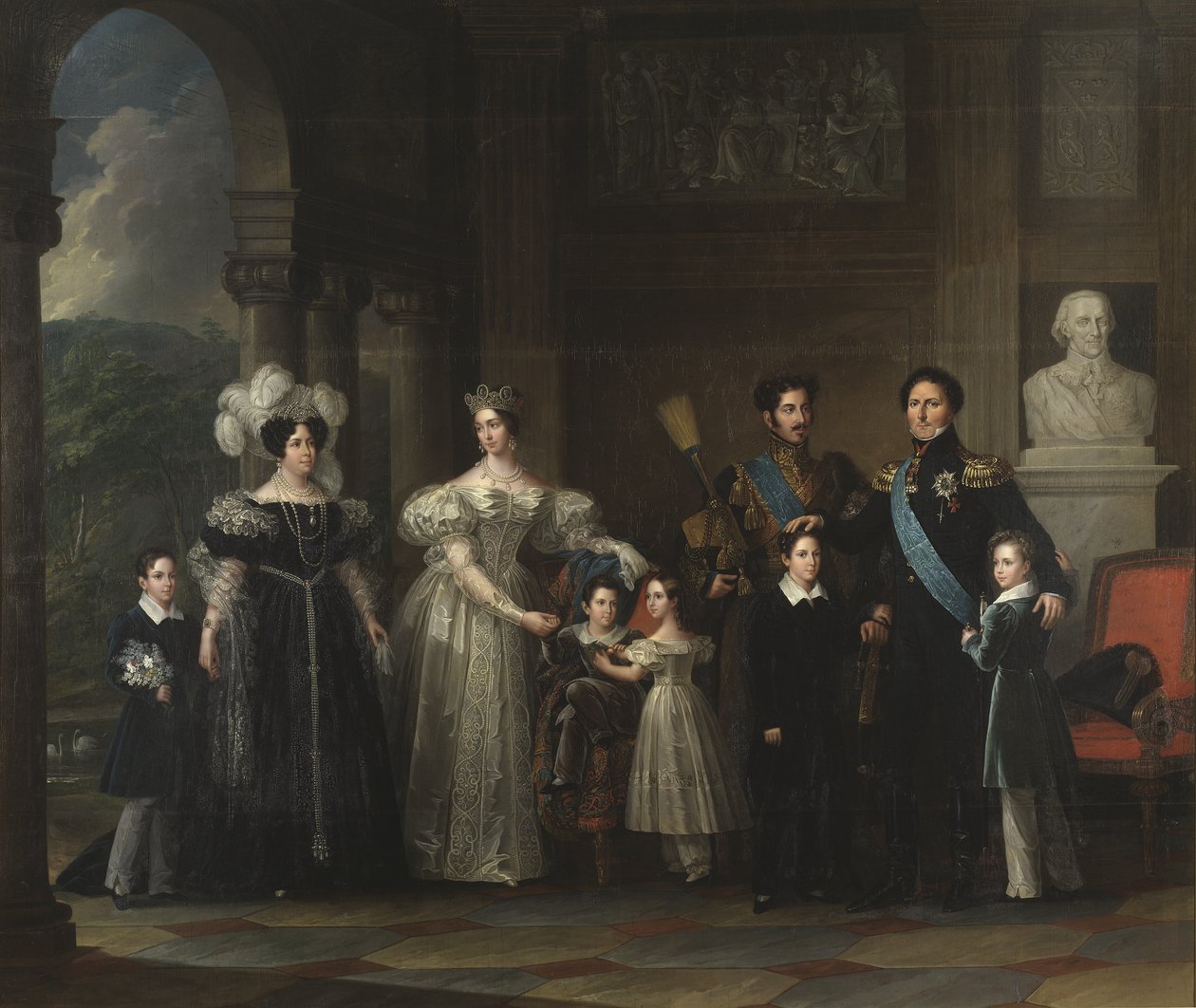 Rodina Bernadotte, 1837 od Fredric Westin