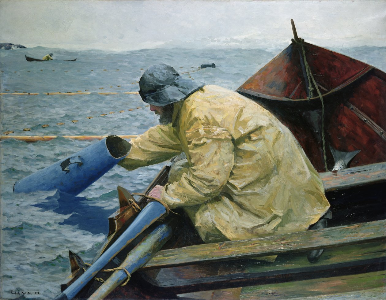 U Lososové Seiny od Fredrik Kolstoe