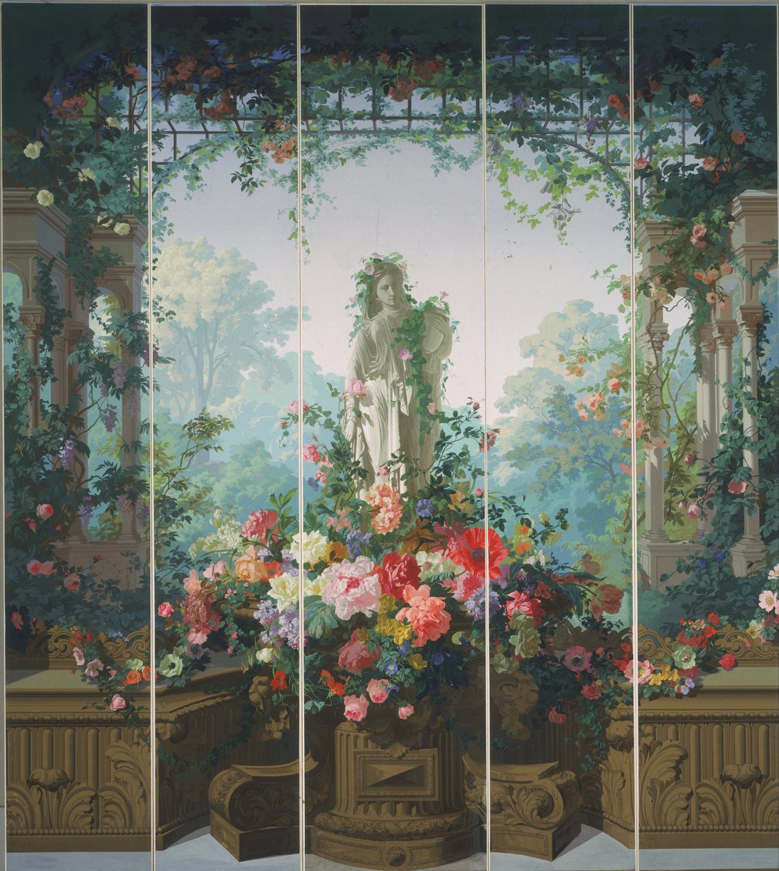 Tapeta Garden of Armida od French Designed by Édouard Muller