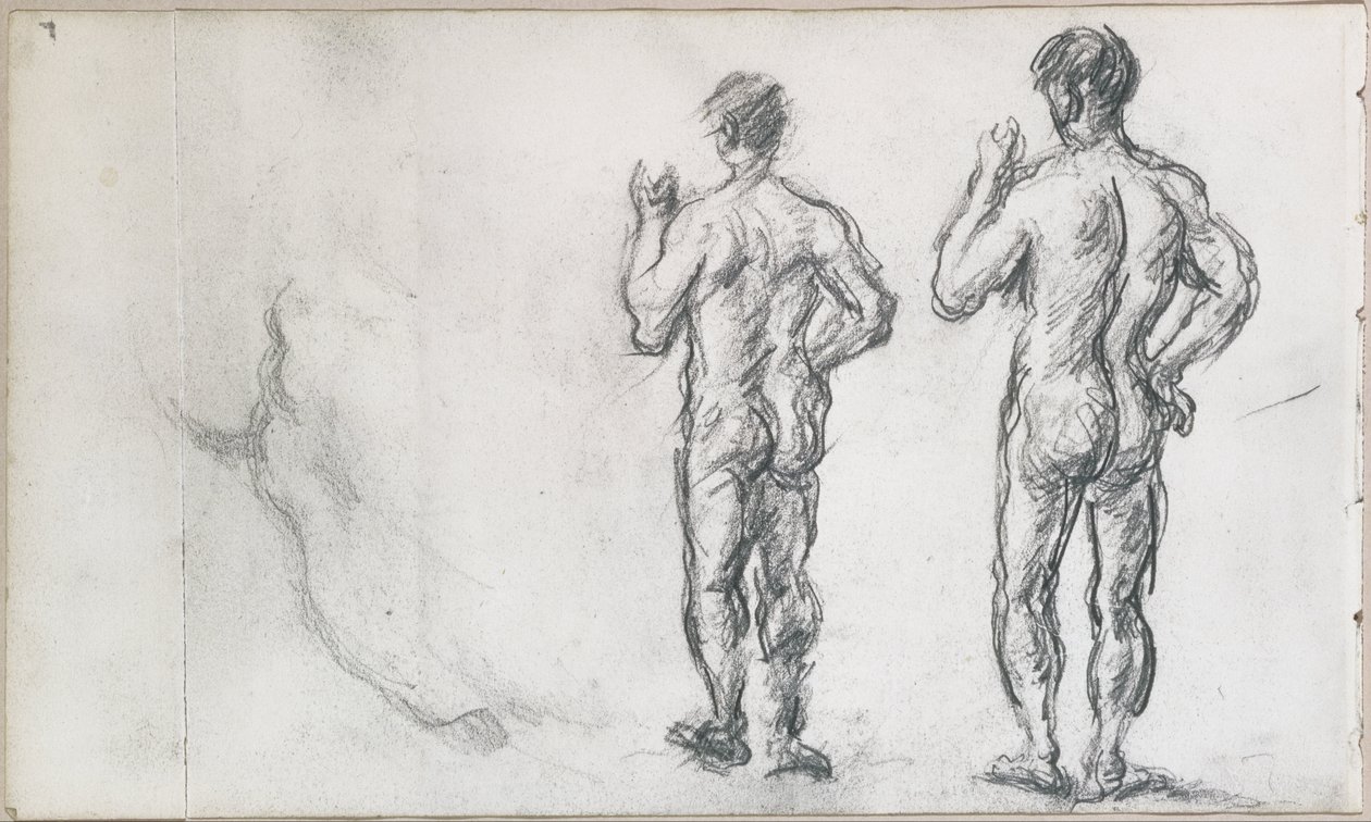 Stojící mužský sběrač; Pugetův atlas od Paul Cézanne
